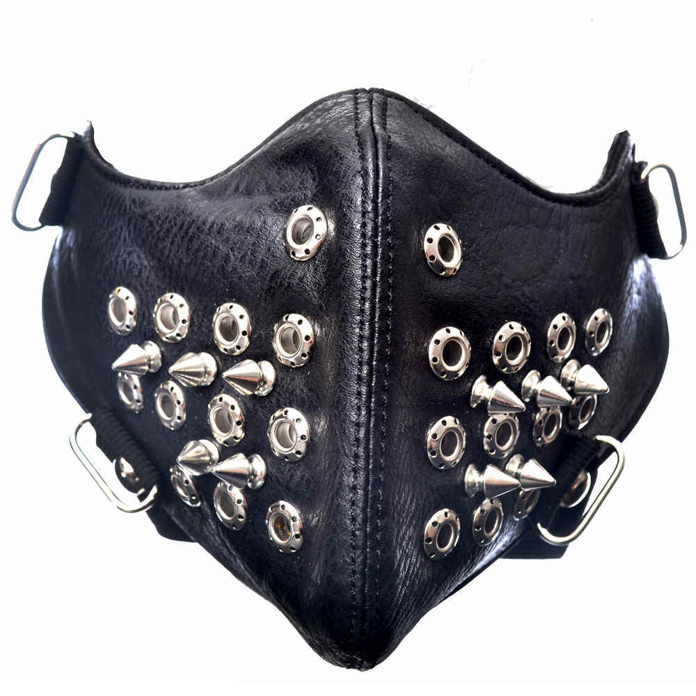 Poizen Industries - SPIKE Maske - Gesichtsmaske - Schwarz